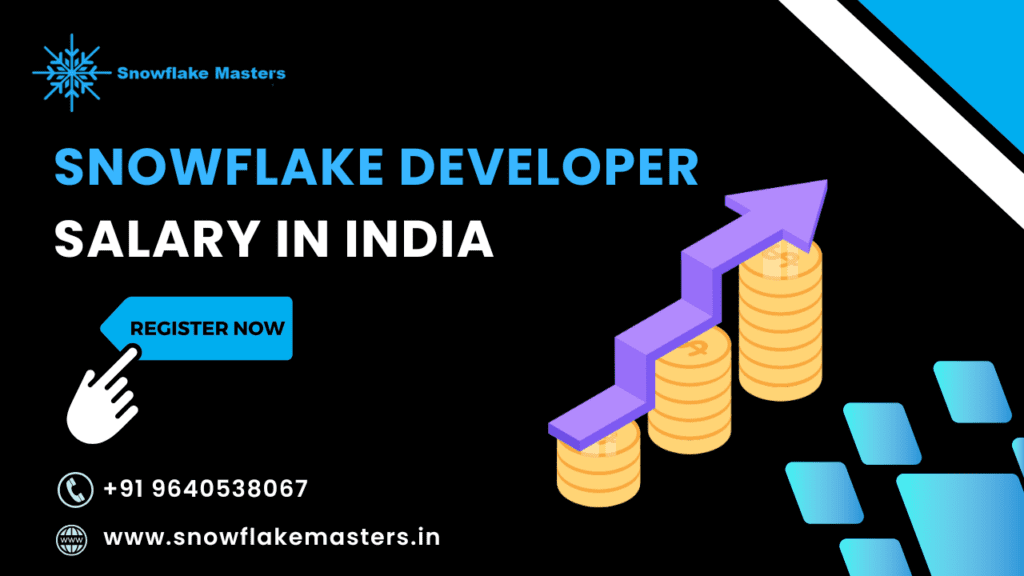 snowflake developer salary in india