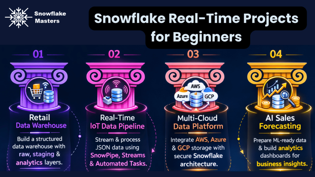 Snowflake Real-Time Projects for Beginners